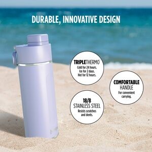 Ninja Purple Stainless Steel Thermo Bottle